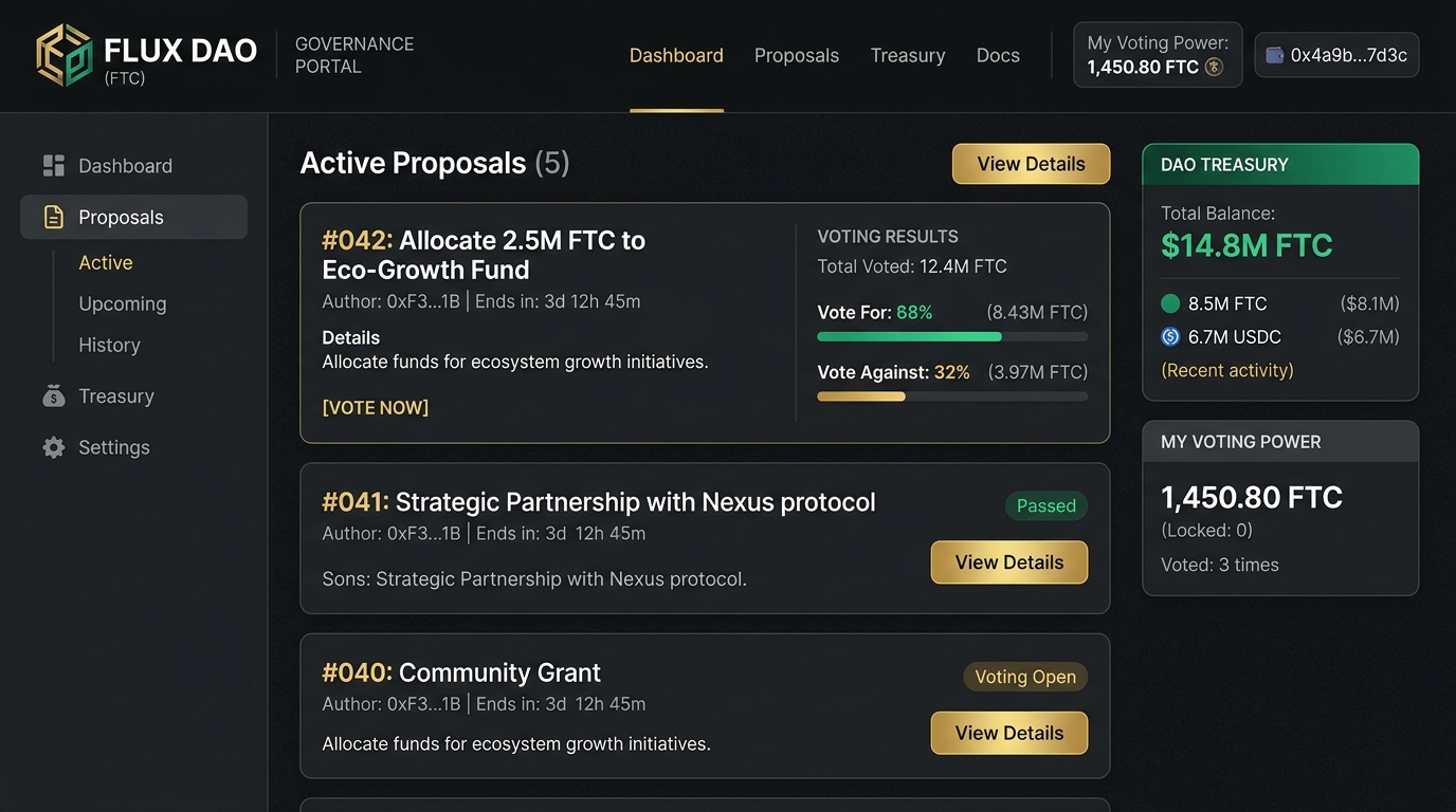 Fiotech DAO Preview Mockup