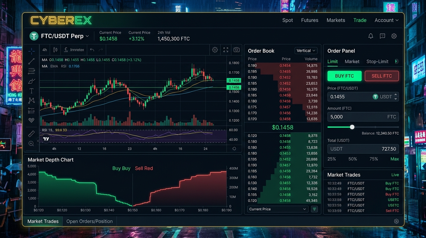 Fiotech Exchange Preview Mockup