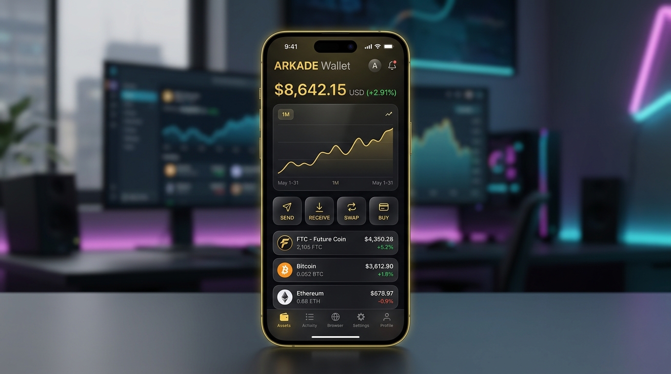 Fiotech Wallet Preview Mockup